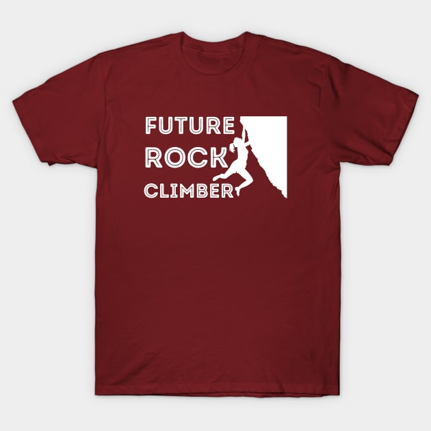 Future Rock Climber Girl T-Shirt by High Altitude